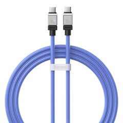 Cable USB-C do USB-C Baseus CoolPlay 100W 1m (blue) цена и информация | Кабели для телефонов | kaup24.ee