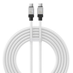 Cable USB-C do USB-C Baseus CoolPlay 100W 2m (white) цена и информация | Кабели для телефонов | kaup24.ee