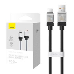 Cable USB do USB-C Baseus CoolPlay 100W 1m (black) цена и информация | Кабели для телефонов | kaup24.ee