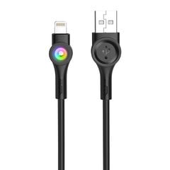 Foneng Кабель Foneng X59 USB-USB-C, LED, 3A, 1м (черный) цена и информация | Borofone 43757-uniw | kaup24.ee