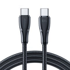 USB кабель Joyroom S-CC100A11 Type-C to Type-C 100Вт, 2.0 м, черный цена и информация | Кабели для телефонов | kaup24.ee