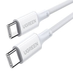 UGREEN Кабель USB-C на USB-C UGREEN 15268, 1,5 м (белый) цена и информация | Borofone 43757-uniw | kaup24.ee