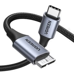 UGREEN Кабель USB-C на Micro USB UGREEN 15232, 1м (серый космос) цена и информация | Кабели для телефонов | kaup24.ee