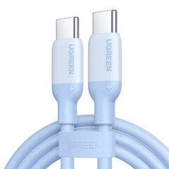 Кабель UGREEN 15281 USB-C — USB-C (синий), 1 м цена и информация | Кабели для телефонов | kaup24.ee
