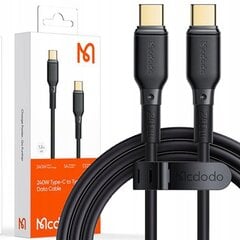 Кабель USB-C, сверхбыстрый PD 3.1 240W, 2M, McDodo цена и информация | Кабели для телефонов | kaup24.ee