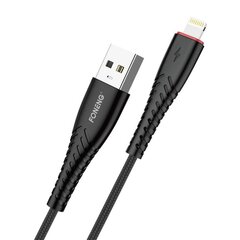 Foneng Кабель Foneng X15 USB-USB-C, 2,4 А, 1,2 м (черный) цена и информация | Borofone 43757-uniw | kaup24.ee