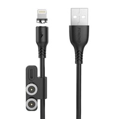 Foneng Кабель Foneng X62 Magnetic 3in1 USB to USB-C / Lightning / Micro USB, 2,4 А, 1 м (белый) цена и информация | Кабели для телефонов | kaup24.ee