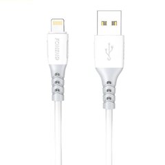 Foneng Кабель USB-Lightning Foneng X66, 20 Вт, 3 А, 1 м (белый) цена и информация | Кабели для телефонов | kaup24.ee