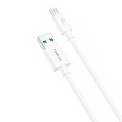 Foneng X67 USB to USB-C Cable, 5A, 1m (White) цена и информация | Кабели для телефонов | kaup24.ee