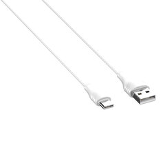 Кабель USB на USB-C LDNIO LS552, 2.1А, 2 м (белый) цена и информация | Кабели для телефонов | kaup24.ee