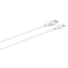 Кабель USB на Lightning LDNIO LS553, 2.1А, 2 м (белый) цена и информация | Кабели для телефонов | kaup24.ee