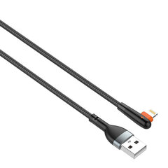 Кабель USB на Lightning LDNIO LS561, 2.4А, 1 м (чёрный) цена и информация | Кабели для телефонов | kaup24.ee