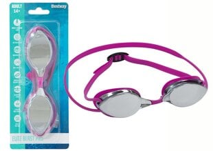 Очки для плавания Black Mirror, Bestway 21066, розовые цена и информация | Очки для плавания | kaup24.ee