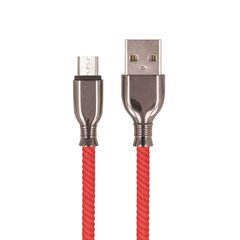 Setty cable USB - microUSB 1,0 m 3A FC-M red - no package цена и информация | Кабели для телефонов | kaup24.ee