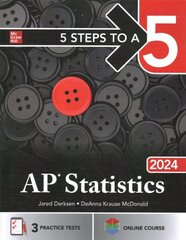 5 Steps to a 5: AP Statistics 2024 цена и информация | Книги по экономике | kaup24.ee