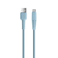 Setty cable USB - USB-C 1,5 m 2,1A KSA-C-1.523 blue цена и информация | Кабели для телефонов | kaup24.ee