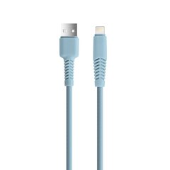 Setty cable USB - Lightning 1,5 m 2,1A KSA-L-1.523 blue цена и информация | Кабели для телефонов | kaup24.ee