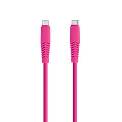 Setty cable USB-C - USB-C 1,5 m 2,1A KSC-C-1.526 pink цена и информация | Кабели для телефонов | kaup24.ee