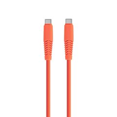 Setty cable USB-C - USB-C 1,5 m 2,1A KSC-C-1.5210 orange цена и информация | Кабели для телефонов | kaup24.ee
