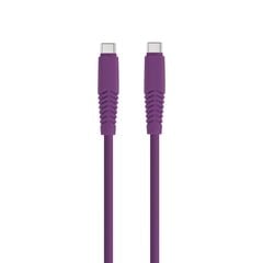 Setty cable USB-C - USB-C 1,5 m 2,1A KSC-C-1.5219 purple цена и информация | Кабели для телефонов | kaup24.ee