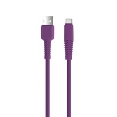 Setty cable USB - USB-C 1,5 m 2,1A KSA-C-1.5219 purple цена и информация | Кабели для телефонов | kaup24.ee