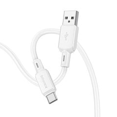 Borofone Cable BX94 Crystal color - USB to Typ C - 3A 1 metre light pink цена и информация | Кабели для телефонов | kaup24.ee