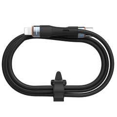 Nillkin Flowspeed Liquid Silicone Data Cable USB-C|Lightning 1,2m 27W Black цена и информация | Borofone 43757-uniw | kaup24.ee