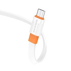 Borofone Cable BX89 Union - USB to Type C - 3A 1 metre white-grey цена и информация | Кабели для телефонов | kaup24.ee