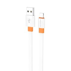 Borofone Cable BX89 Union - USB to Type C - 3A 1 metre white-grey цена и информация | Кабели для телефонов | kaup24.ee