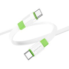 Borofone Cable BX89 Union - USB to Type C - 3A 1 metre white-grey цена и информация | Кабели для телефонов | kaup24.ee