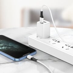 Borofone Cable BX79 - USB to Lightning - 2,4A 1 metre white цена и информация | Кабели для телефонов | kaup24.ee