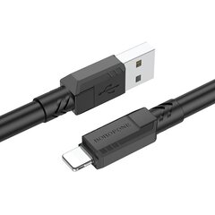 Borofone Cable BX81 Goodway - USB to Lightning - 2,4A 1 metre black цена и информация | Кабели для телефонов | kaup24.ee