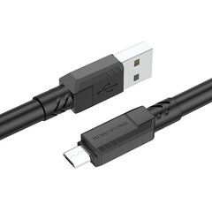 Borofone Cable BX81 Goodway - USB to Micro USB - 2,4A 1 metre black цена и информация | Кабели для телефонов | kaup24.ee