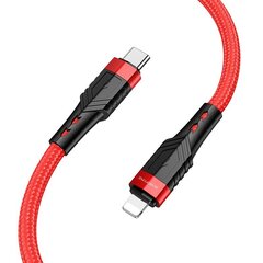 Borofone Cable BU35 Influence - Type C to Lightning - PD 20W 1,2 metres red цена и информация | Кабели для телефонов | kaup24.ee