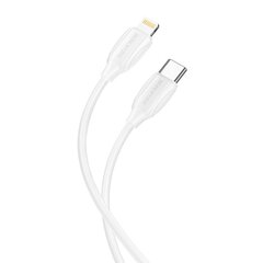 Borofone Cable BX19 Double-speed - Type C to Lightning - PD 20W 3A 2 metres white цена и информация | Кабели для телефонов | kaup24.ee