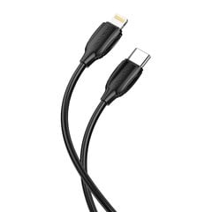 Borofone Cable BX19 Benefit - Type C to Lightning - PD 20W 3 metres black цена и информация | Кабели для телефонов | kaup24.ee