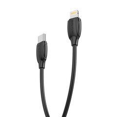 Borofone Cable BX19 Benefit - Type C to Lightning - PD 20W 3 metres black цена и информация | Кабели для телефонов | kaup24.ee