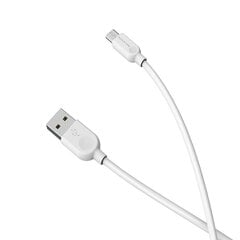 Borofone Cable BX14 LinkJet - USB to Micro USB - 2,4A 3 metres white цена и информация | Кабели для телефонов | kaup24.ee