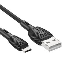 Borofone Cable BX86 Advantage - USB to Type C - 3A 1 metre white цена и информация | Кабели для телефонов | kaup24.ee