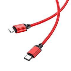 Borofone Cable BX87 Sharp - Type C to Lightning - PD 20W 1 metre red цена и информация | Кабели для телефонов | kaup24.ee