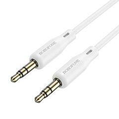 Borofone Cable BL18 - jack 3,5mm to jack 3,5mm - 1 metr black цена и информация | Кабели для телефонов | kaup24.ee