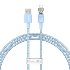 Fast Charging Cable Baseus Explorer USB to Lightning 2.4A 1M (blue) цена и информация | Кабели для телефонов | kaup24.ee