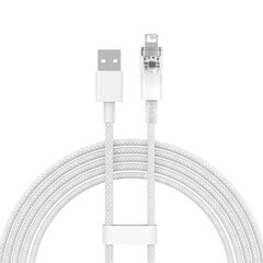Fast Charging cable Baseus USB-A to Lightning  Explorer Series 2m, 2.4A (white) цена и информация | Borofone 43757-uniw | kaup24.ee