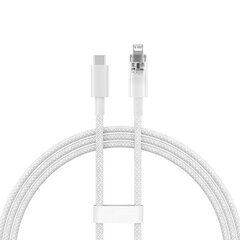 Fast Charging cable Baseus USB-C to Lightning  Explorer Series 1m, 20W (white) цена и информация | Кабели для телефонов | kaup24.ee