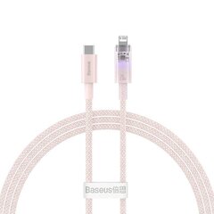 Fast Charging cable Baseus USB-C to Lightning  Explorer Series 1m, 20W (pink) цена и информация | Кабели для телефонов | kaup24.ee