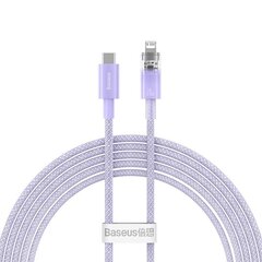 Fast Charging cable Baseus USB-C to Lightning  Explorer Series 2m, 20W (purple) цена и информация | Кабели для телефонов | kaup24.ee