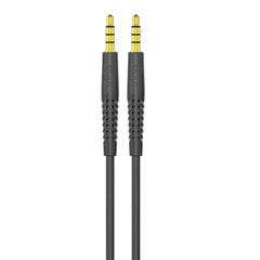 AUX cable mini jack 3.5mm to mini jack 3.5mm Budi, 1m (black) цена и информация | Borofone 43757-uniw | kaup24.ee