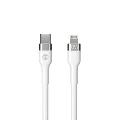 Forever Flexible cable USB-C - Lightning 1,0 m 20W white цена и информация | Кабели для телефонов | kaup24.ee