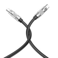 XO cable NB-Q228B USB-C - USB-C 1,2m 60W black цена и информация | Кабели для телефонов | kaup24.ee