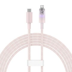 Fast Charging cable Baseus USB-A to Lightning Explorer Series 2m 20W (pink) цена и информация | Кабели для телефонов | kaup24.ee